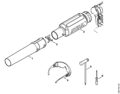 Pihalniki (BG, BR) BG 66-D Å oba, posebni pribor della Marca Stihl